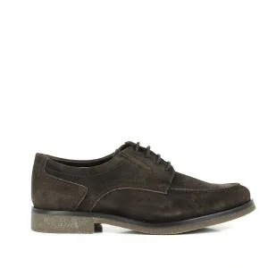 24 Hrs 10239 Dark Brown Lace Up Oxford Shoes
