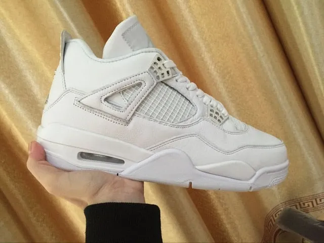 Authentic air jordan retro 4 aj4 comfortable package men's sports basketball shoes Sneakers Women 2021