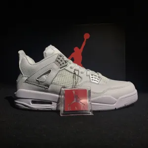 Authentic air jordan retro 4 aj4 comfortable package men's sports basketball shoes Sneakers Women 2021