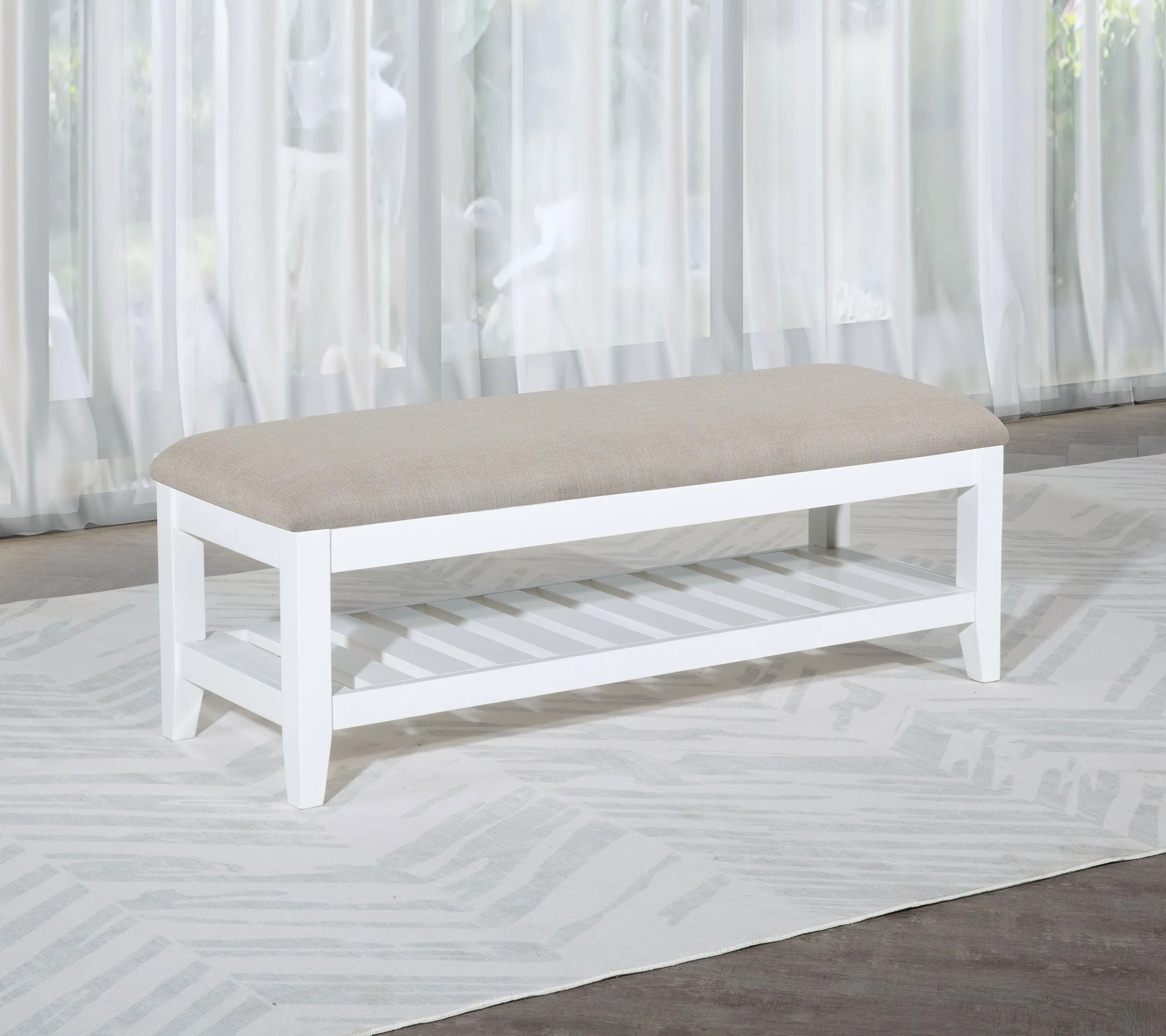 Bexhill White Bench