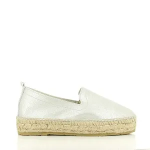 Calzanor 1852 Silver Loafer Espadrilles