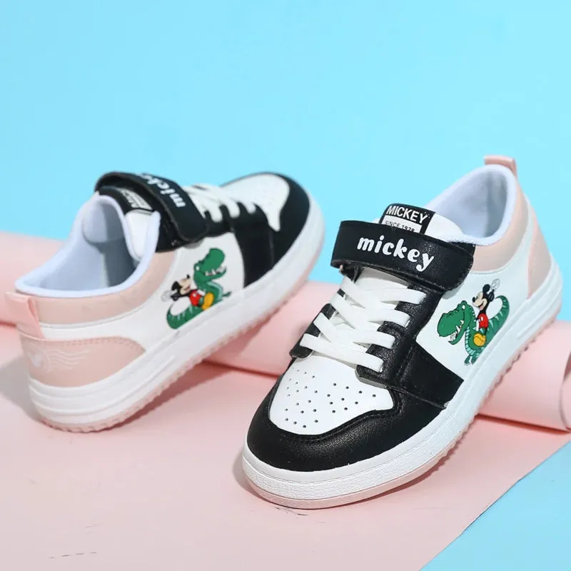 Casual Mickey Cartoon Canvas Flat Sneaker