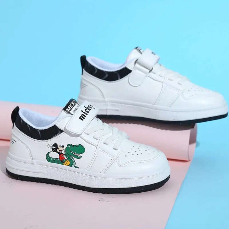 Casual Mickey Cartoon Canvas Flat Sneaker