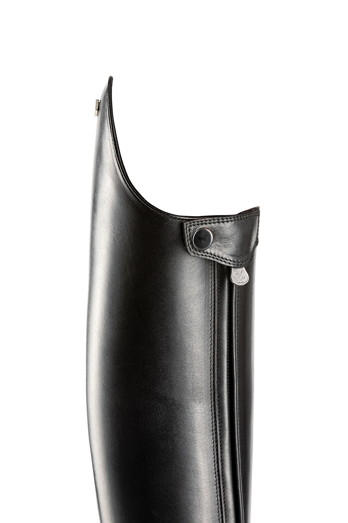 DeNiro Bellini Custom Dressage Boots Wrat & Brushed Black with Pearls and Crystals