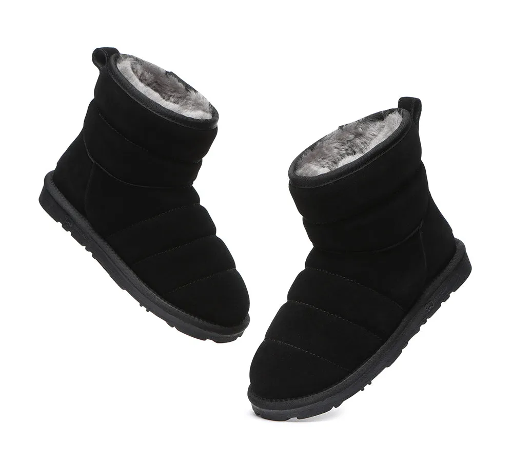 EVERAU® Mini Sheepskin Boots Women Puffer