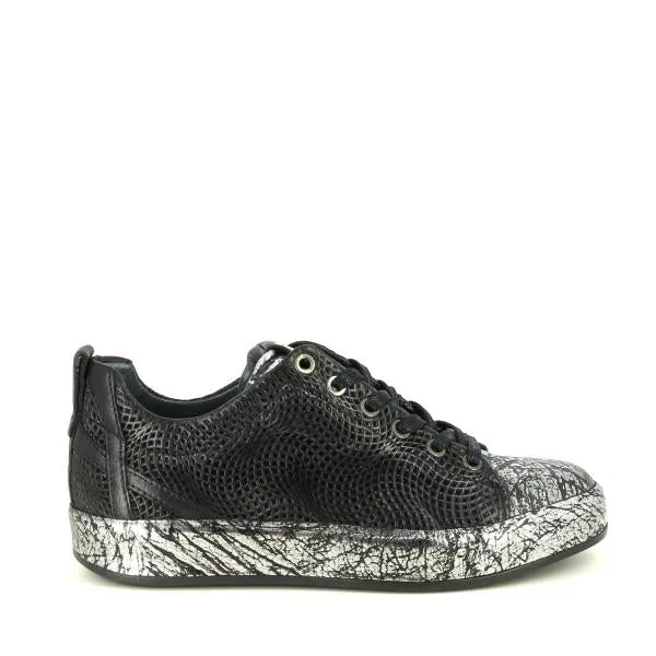 Felmini C587 Black & Silver Sneakers
