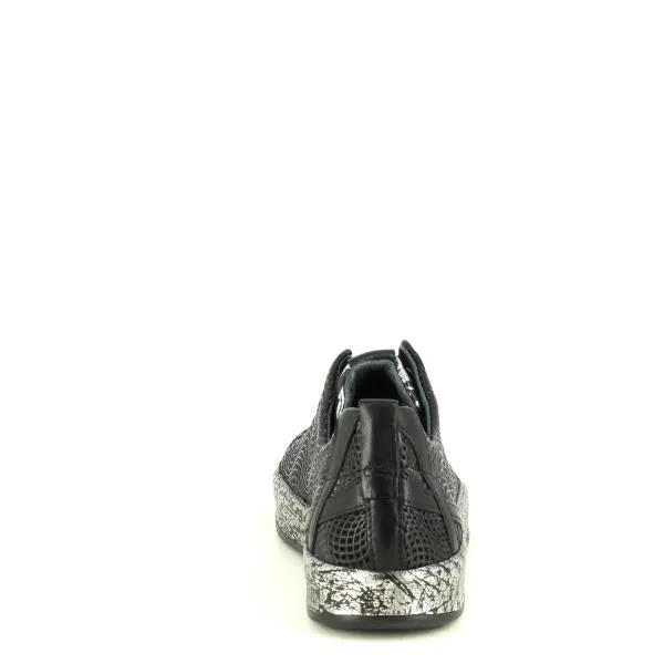 Felmini C587 Black & Silver Sneakers