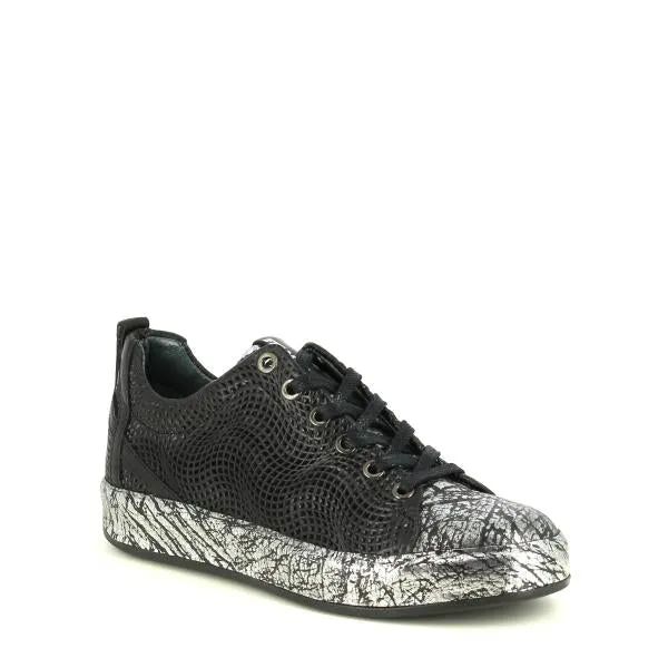 Felmini C587 Black & Silver Sneakers