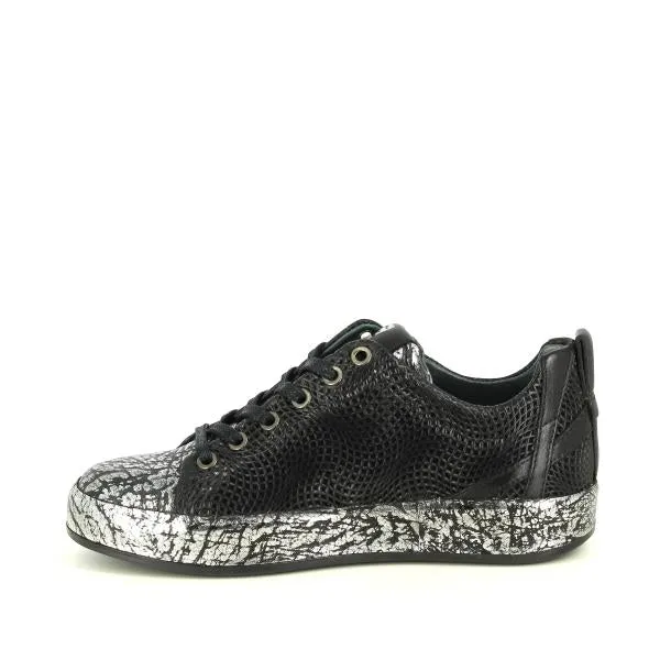 Felmini C587 Black & Silver Sneakers