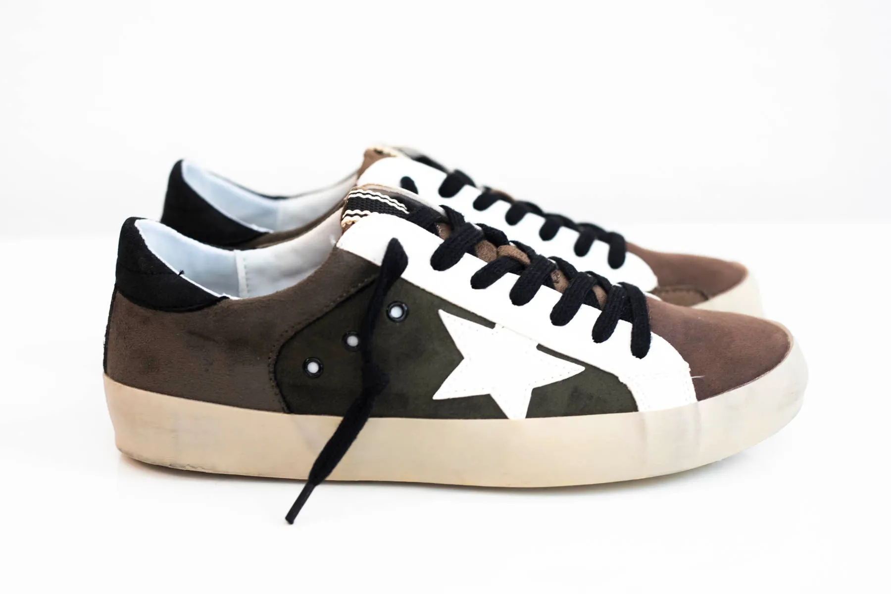 Green Pamela Star Sneakers
