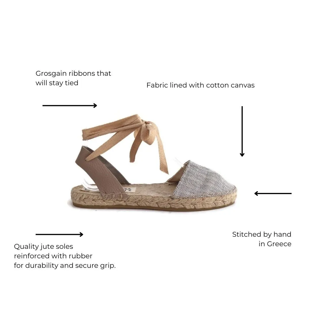 Herringbone Espadrilles - Double Sole