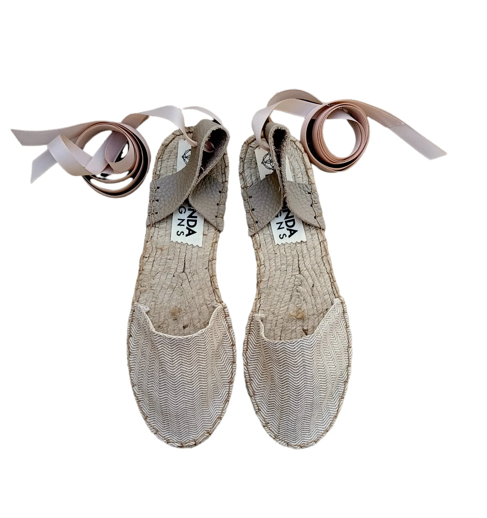 Herringbone Espadrilles - Double Sole