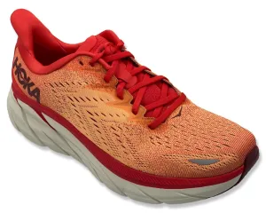 Hoka Clifton 8 in Orange for Men's