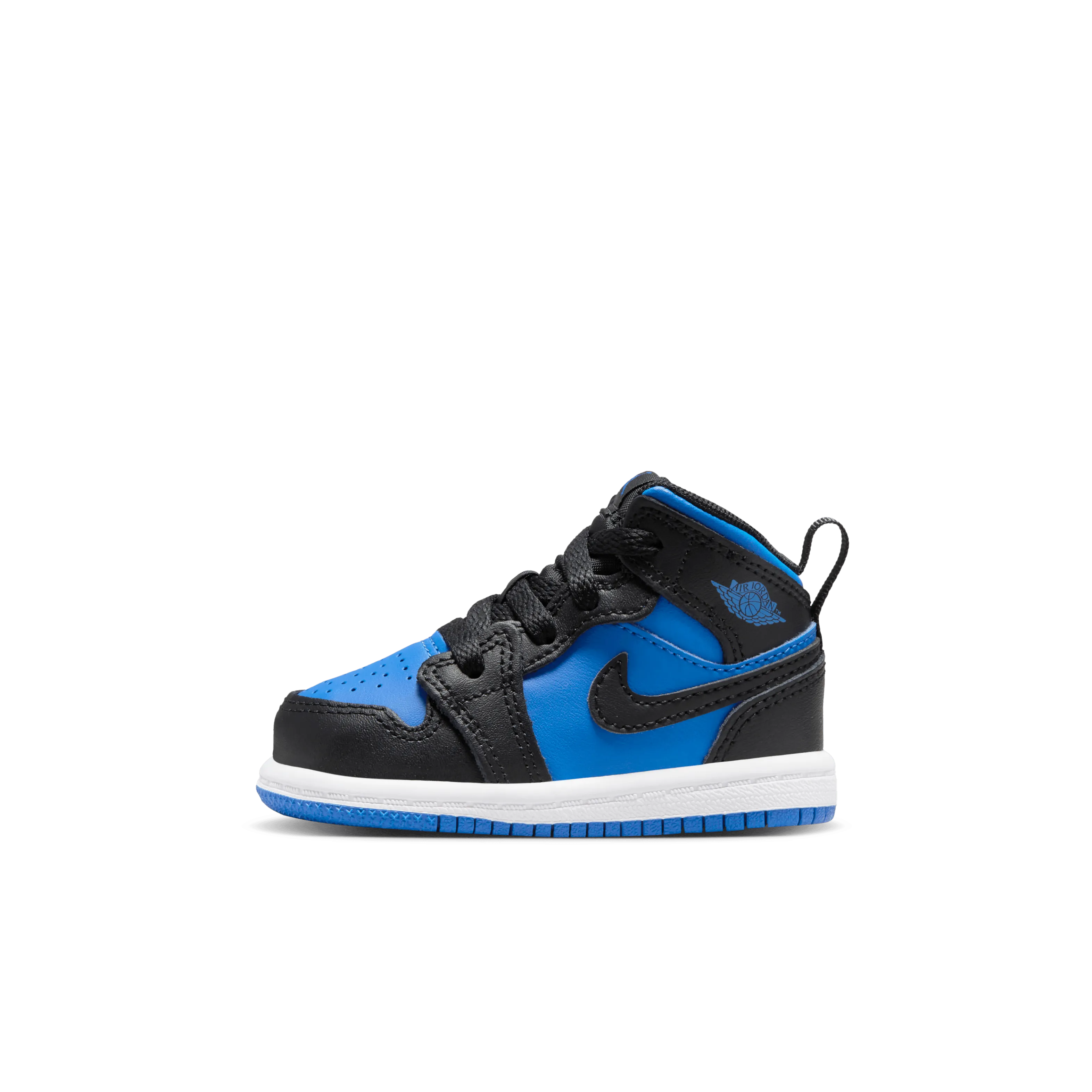 Jordan - Boy - TD Jordan 1 Mid - Black/Royal Blue/White