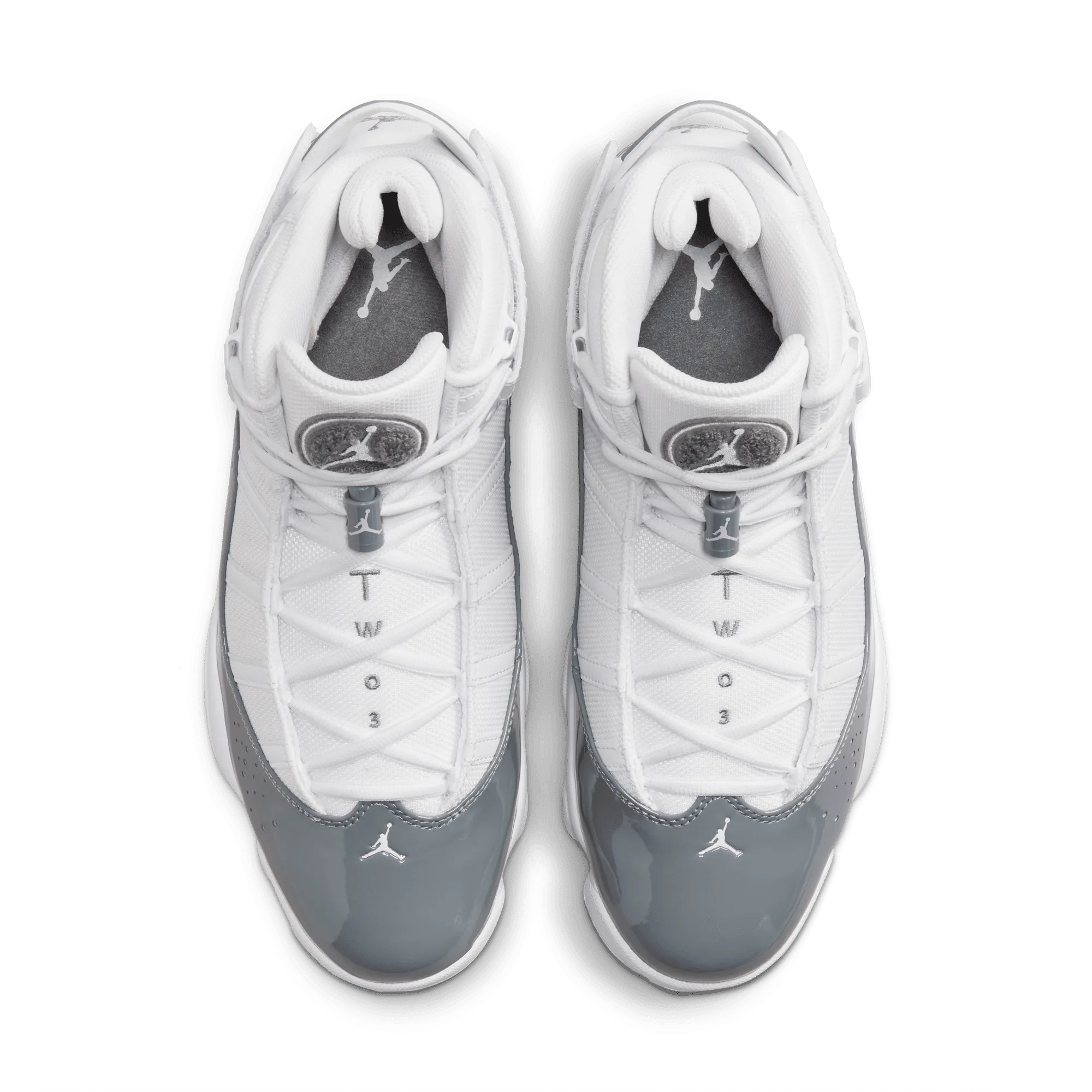 Jordan - Men - 6 Rings - White/Cool Grey