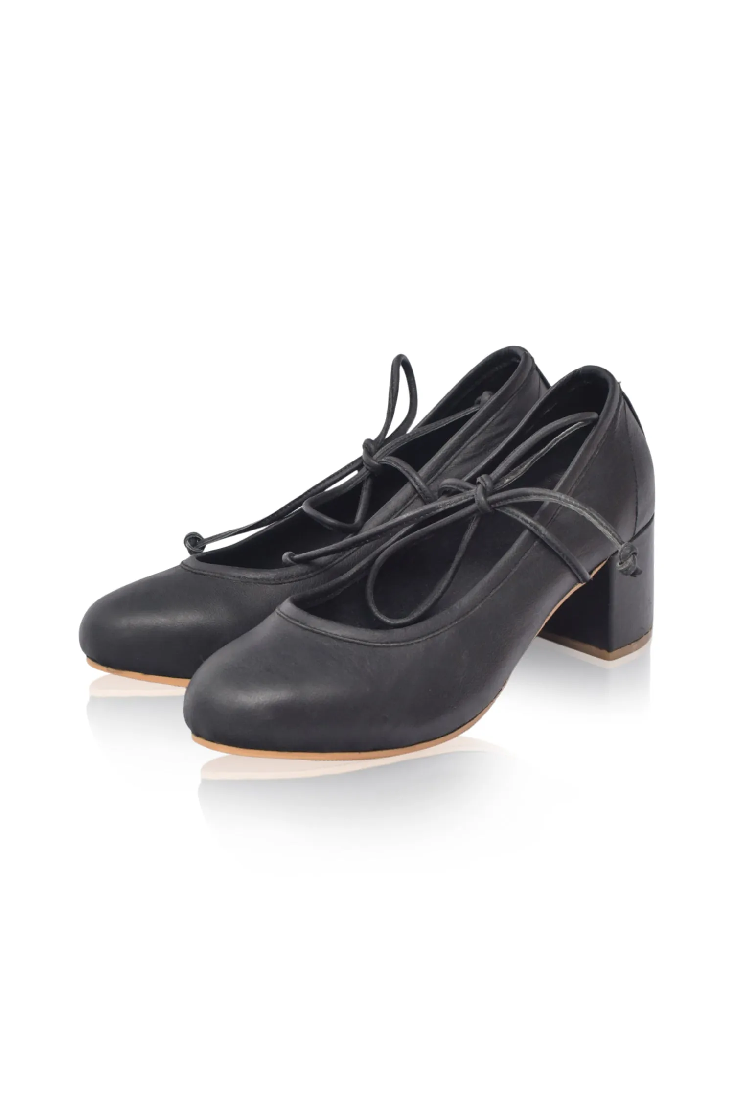 Jules Leather Heels (Sz. 8)