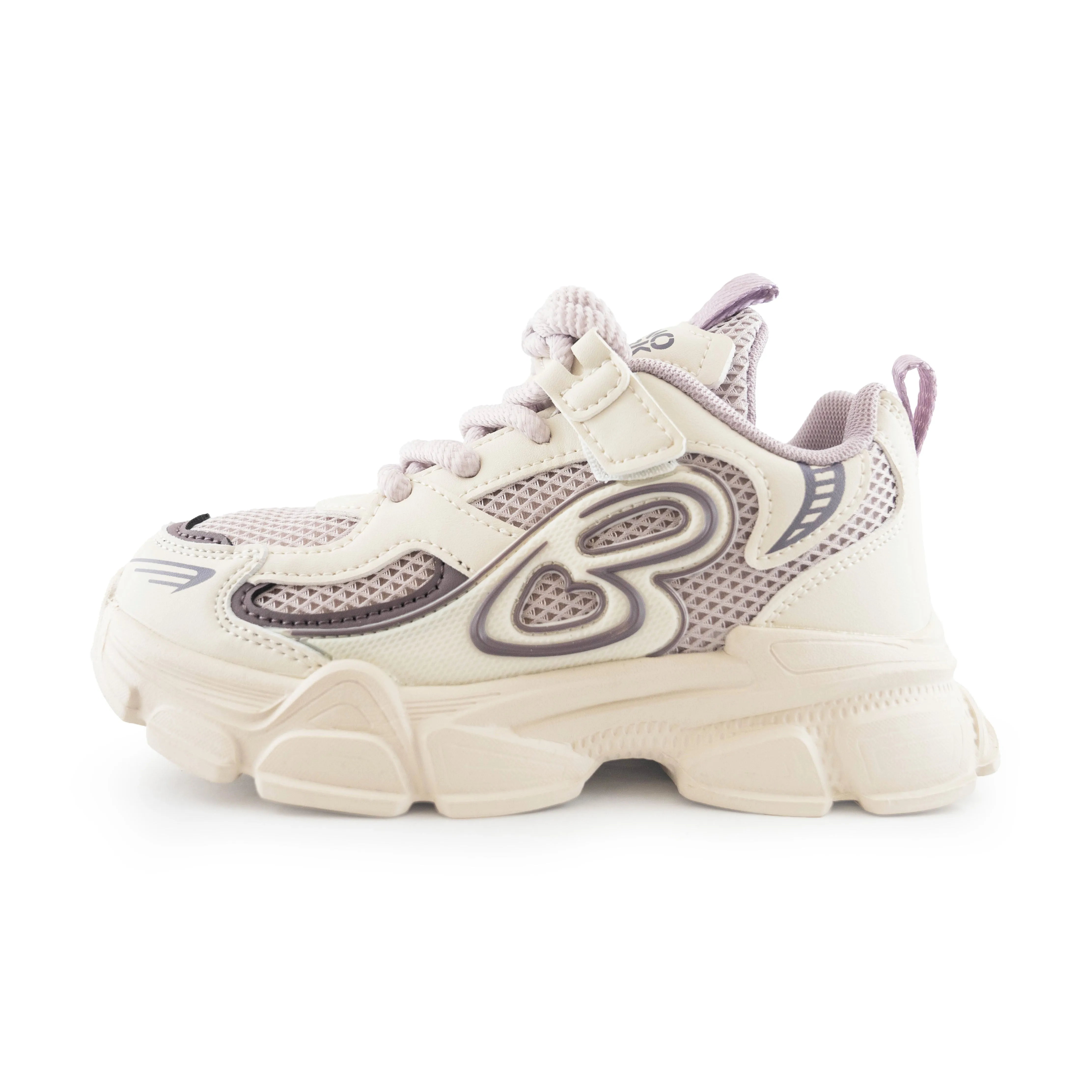 Kids' Chunky Sneakers – Stylish & Comfortable Sport Shoes A6815Purple