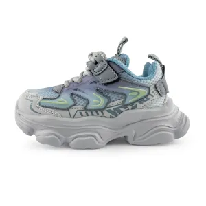 Kids' Chunky Sneakers – Stylish & Comfortable Sport Shoes - A6820 Gray