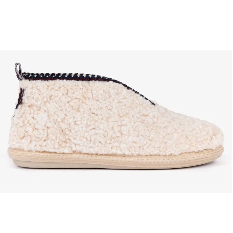 Penelope Chilvers Puck Fleece Ladies Slipper - Ivory