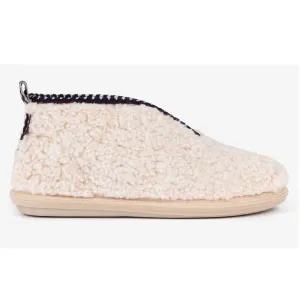 Penelope Chilvers Puck Fleece Ladies Slipper - Ivory