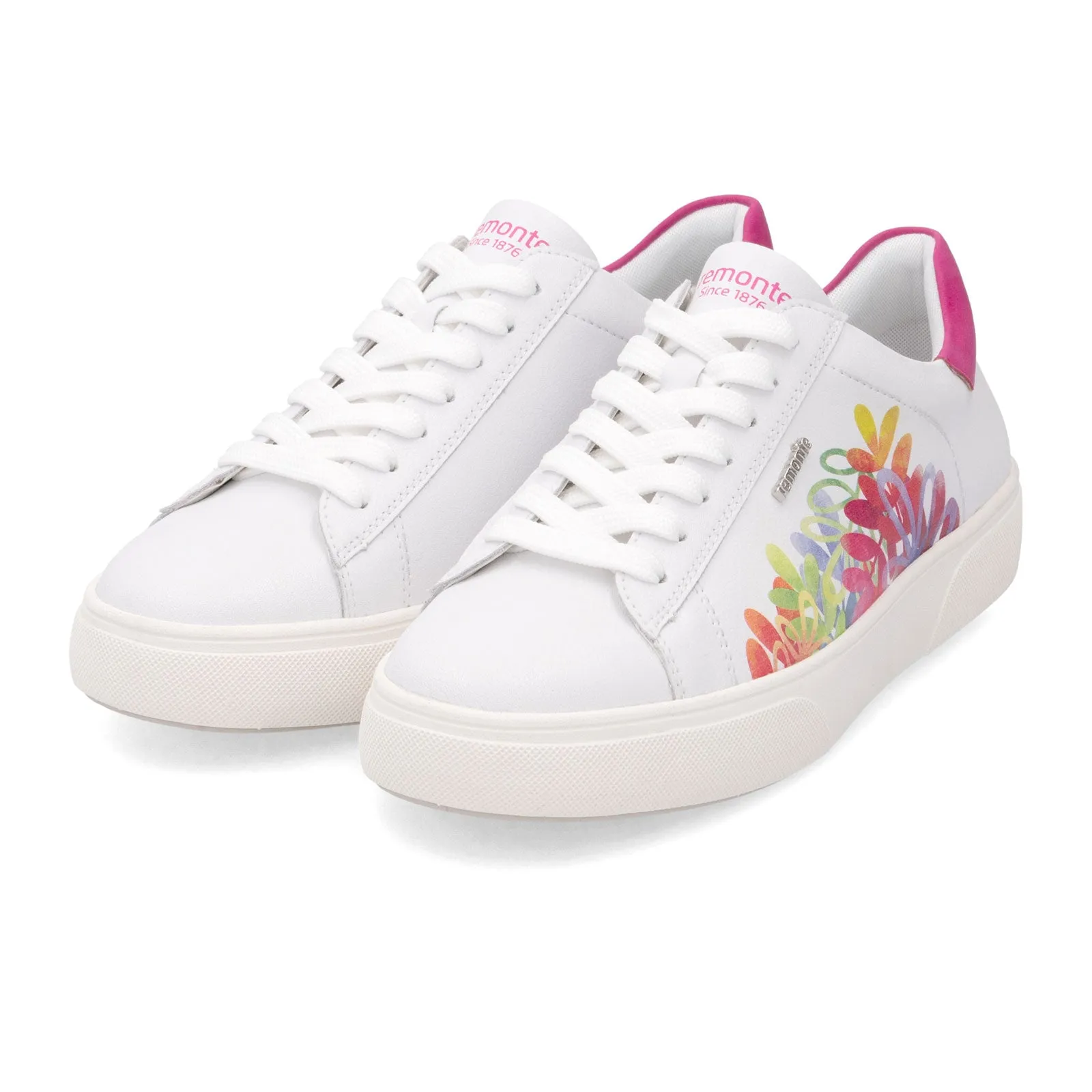 Remonte Shawna D2J00 Sneaker (Women) - Weiss/Magenta/Rock