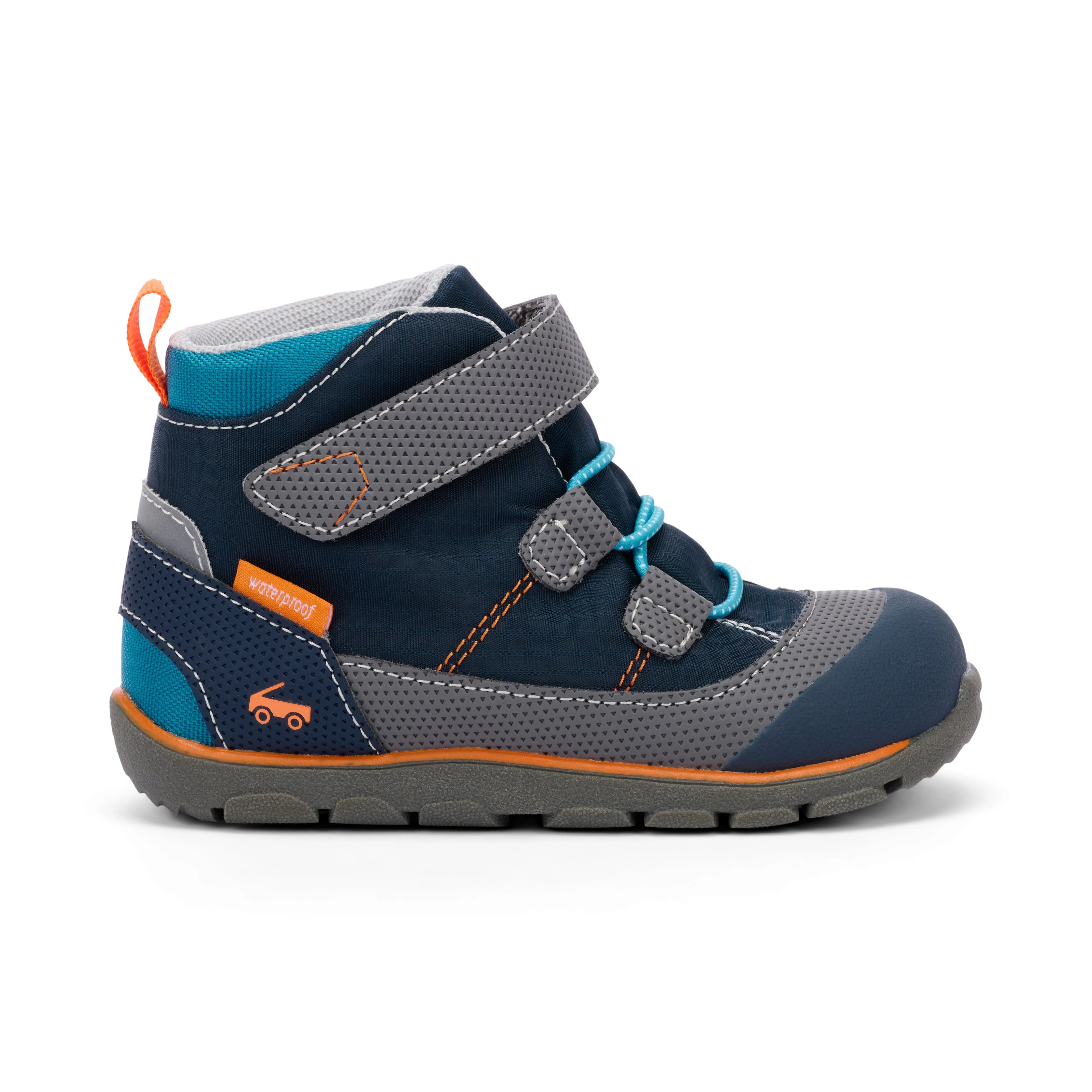 See Kai Run Sam II WP | Navy Kids Waterproof Boots