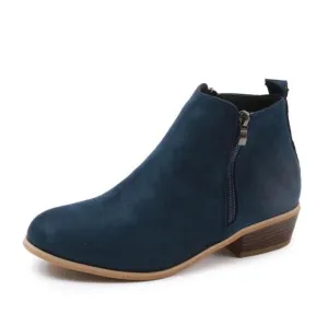 Square Low Heels Ankle Boots