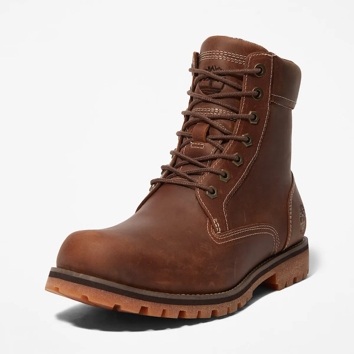 Timberland Rugged 6 Inch Waterproof Men's Boots | Rust Full Grain (Model TB 0A2JJBF13)