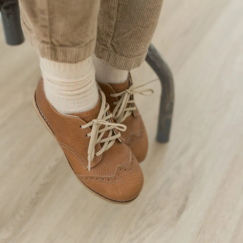 Wing Tip Oxford | Cognac