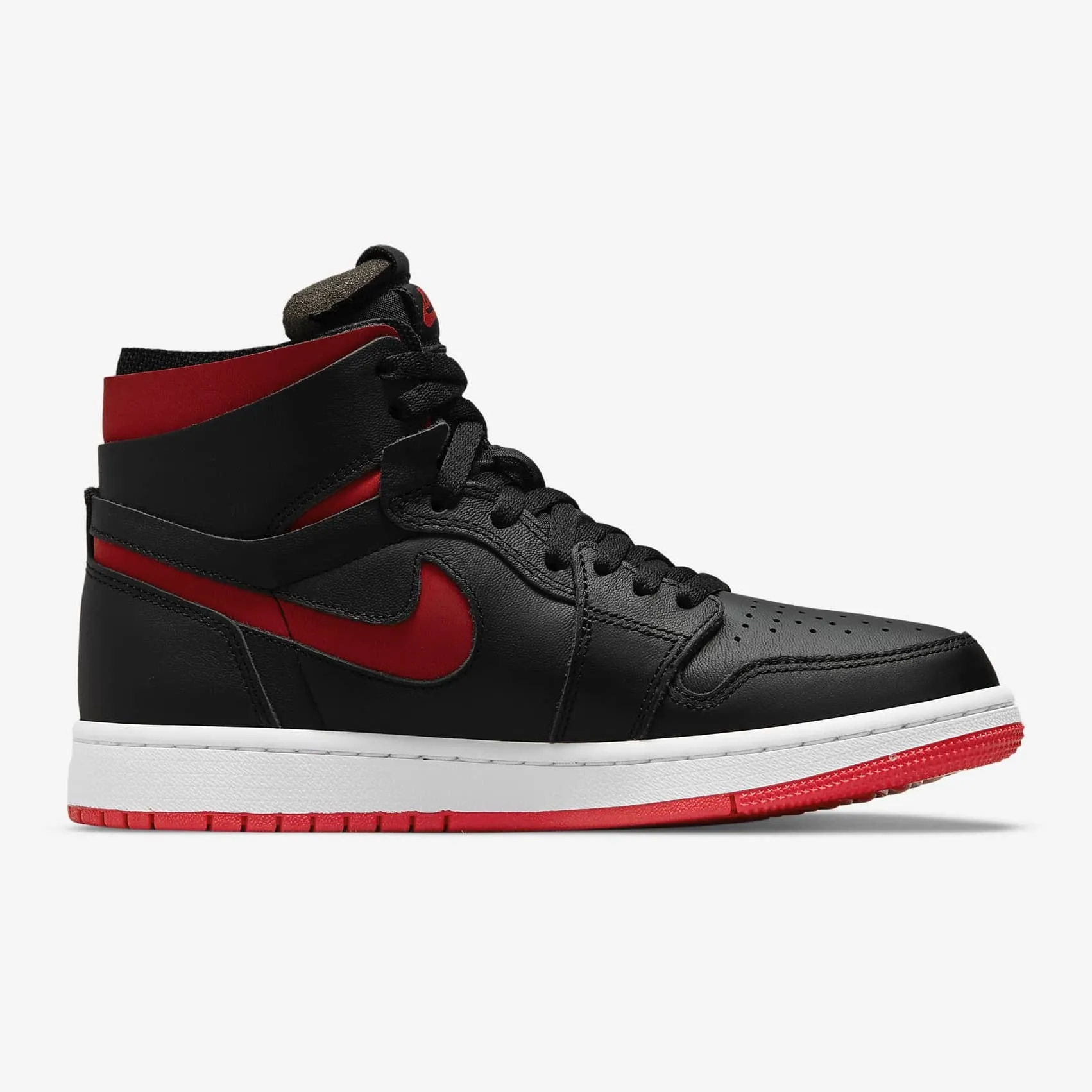 Women's Air Jordan 1 High Zoom Comfort "Breds" (Black/University Red)(CT0979-006)