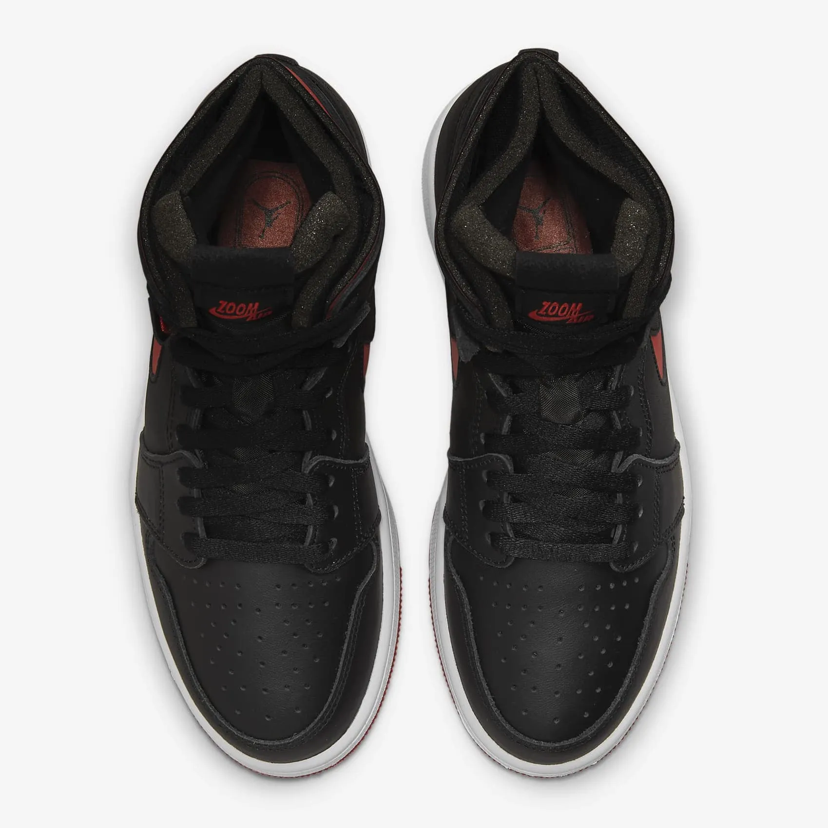 Women's Air Jordan 1 High Zoom Comfort "Breds" (Black/University Red)(CT0979-006)