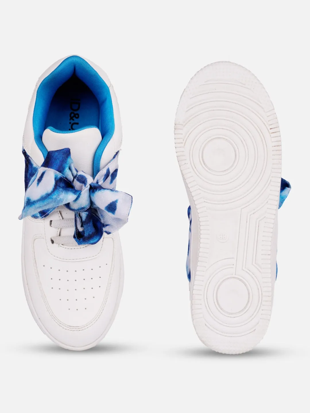 Women's White Fashion Sneakers (IU1016)